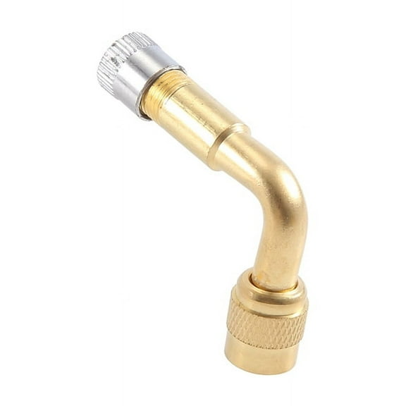 Motorcycle Car Tire Valve Extension Adapter - 90 Degree Curve
