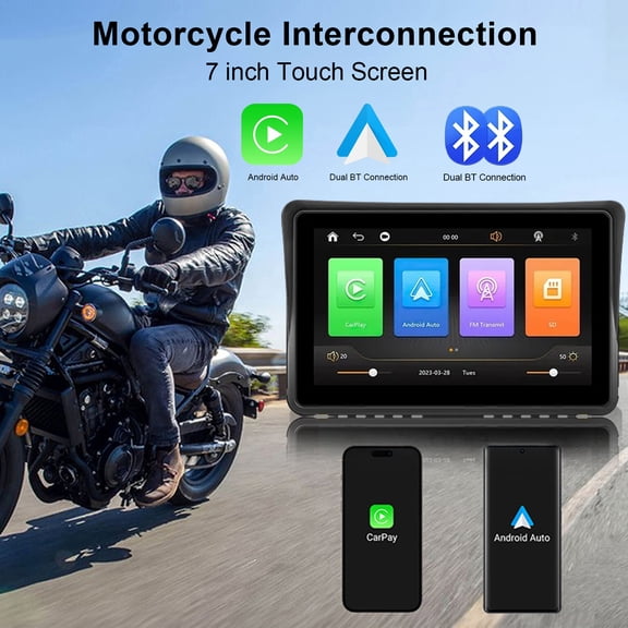 Motorcycle CarPlay Screen