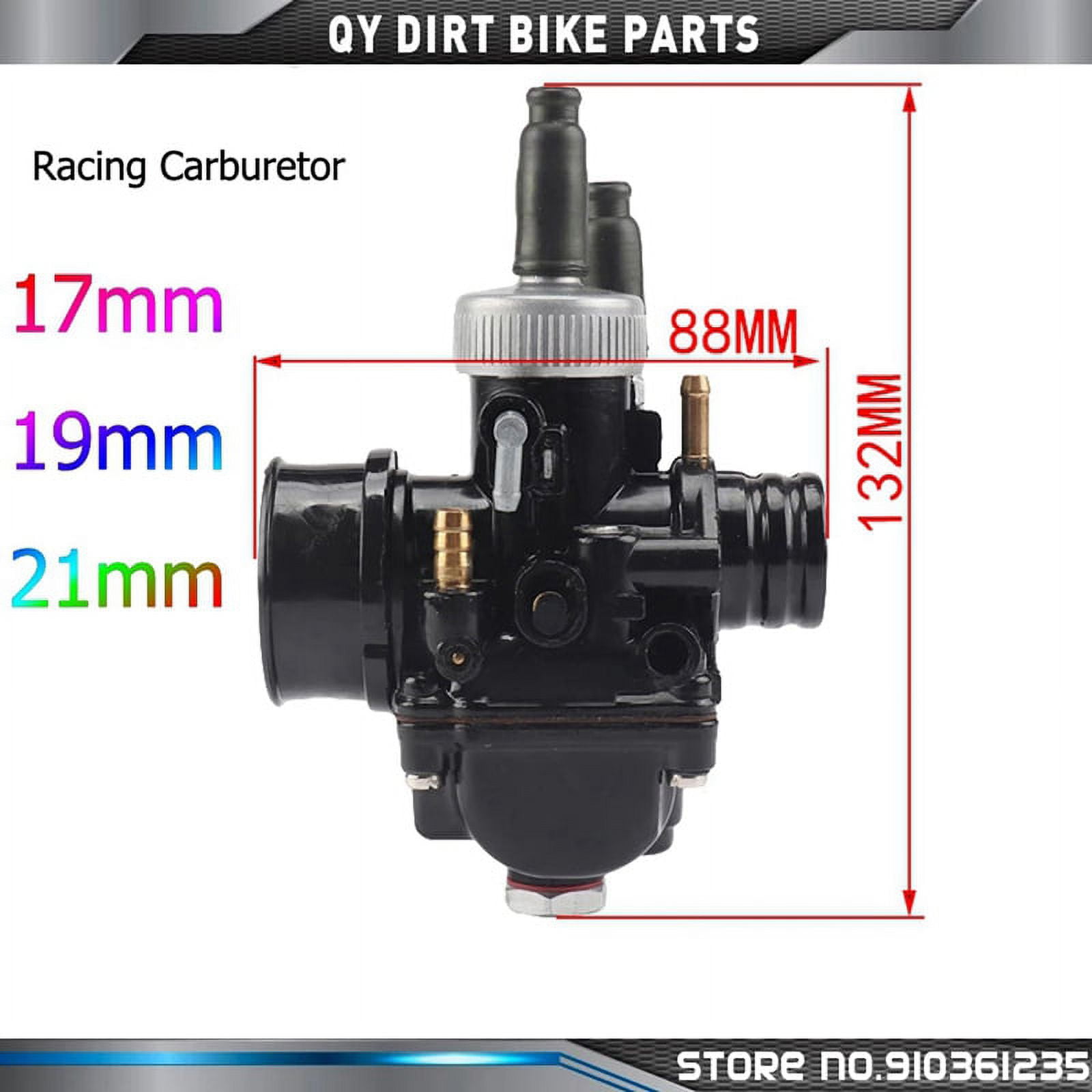 Motorcycle Carburetor PHBG 19MM AD Carburetor for 50-100Cc Engine 2 Stroke Racing Motor PHBG19 Dellorto