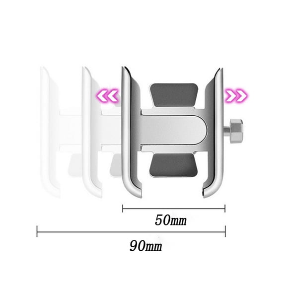 Motorcycle Cell Phone Holder For Harley-Davidson Night Train on Blackline Breakout Cross Bones Dyna