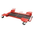 thumbnail image 1 of Motorcycle Centre Stand Moving Dolly Trolley Platform 360 Degree Casters 250kg, 1 of 10