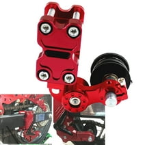 Motorcycle Chain Adjuster Chain Tensioner Automatic Adjuster Aluminum Red For Motocross Dirt Bike ATV