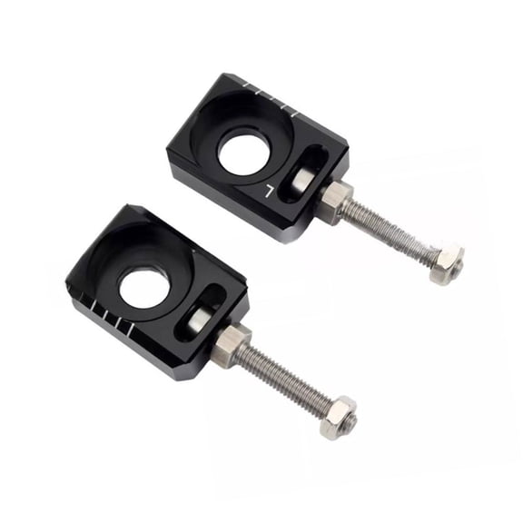 Motorcycle Chain Adjuster Electric Bike Rear Wheel Axles Hub Spacers Aluminum Alloy Construction