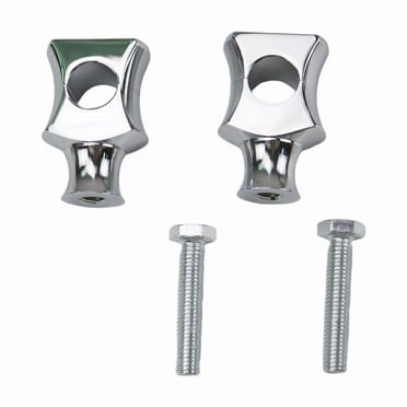 Chrome 7/8" Z-Bar Handlebars - Drag Bars For Harley, Yamaha, Suzuki, Honda & ATVs
