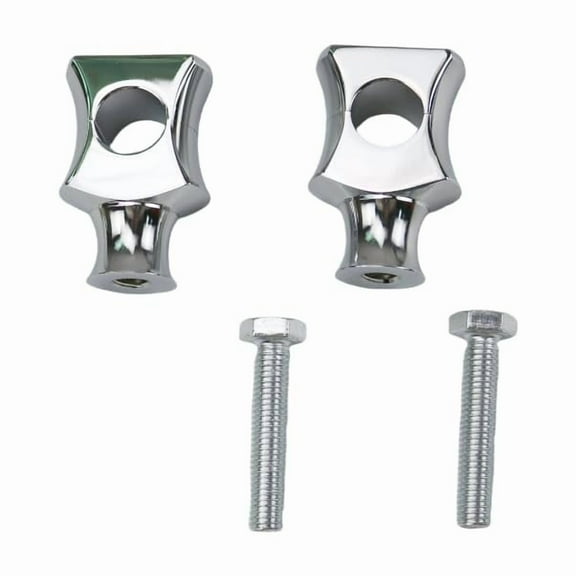 Motorcycle Chrome 7/8" Handlebar Riser For Harley Honda Victory Suzuki Triumph  Cafe Racer Custom Cruiser