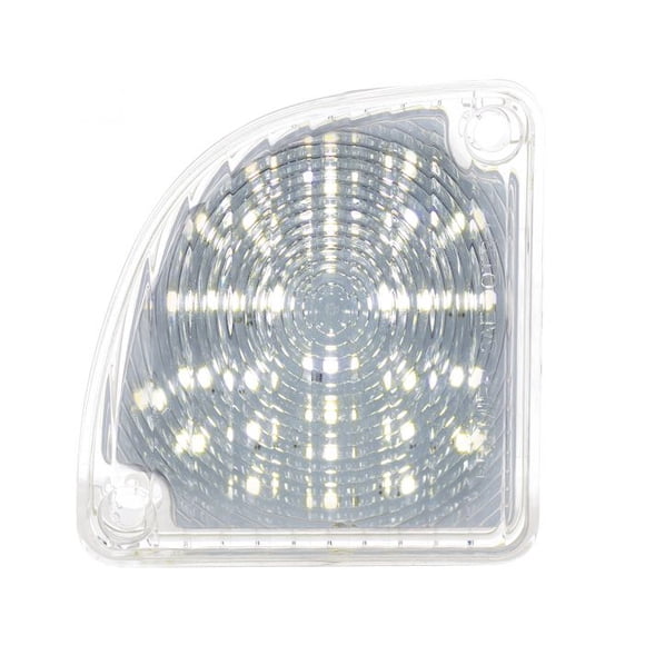 Motorcycle Chrome Art Deco Red LED Brake Light License Plate Frame Light