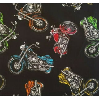 Harley Davidson Quilt Fabric