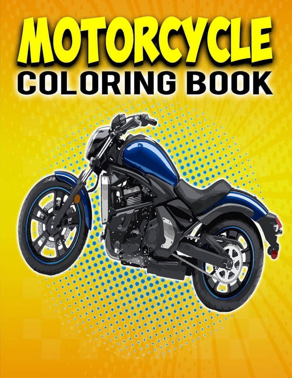Motorcycle Coloring Book: Motorbike Lover Gifts - Racing Motorbikes, Classic Retro & Sports ...