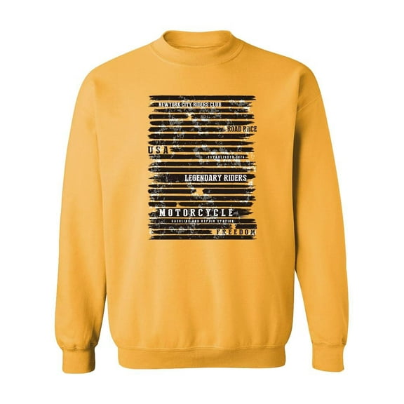 Motorcycle Cool Design Sweatshirt Men -Image by Shutterstock, Male 4X-Large