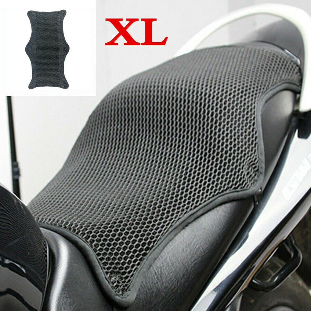 Motorcycle Seat Cushion Cover Storage ACCS Fabric Fit Outdoor , 