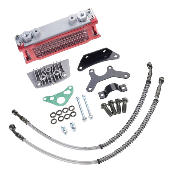 Motorcycle Cooling Radiator Engine Set Dirt Pit Bike Modification Oil Coolers for 70 90 110 125 140CC Easy Installation