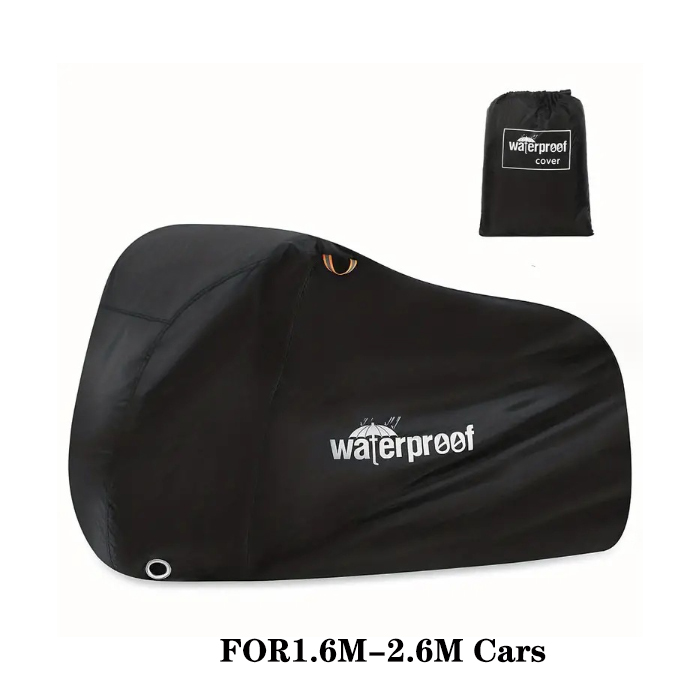Motorcycle Cover, All Season 210D Waterproof Motorbike Covers with Lock