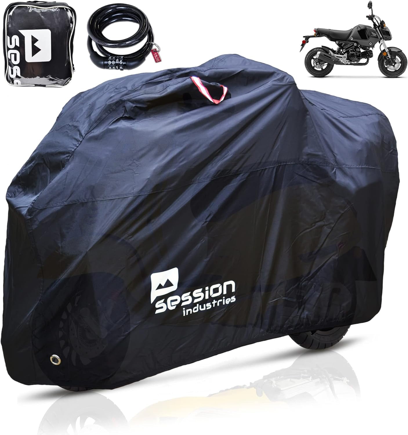 Motorcycle Cover For Moped Scooter Waterproof Outdoor Bike Storage