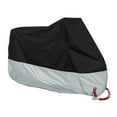 thumbnail image 1 of Motorcycle Cover,Motorbike Cover Universal Weather Waterproof Sun Protection with Lock-Holes & Storage Bag - Silver, 1 of 7
