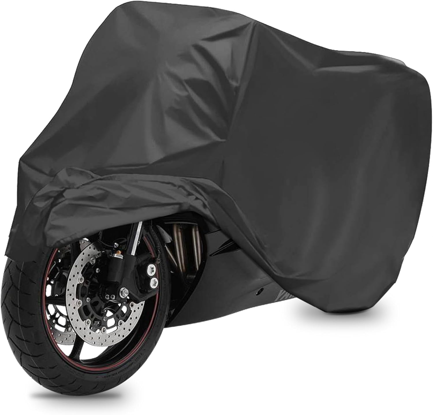 Motorcycle Cover,Motorcycle Accessories,Motorbike Full Cover Motorcycle Covers Waterproof Outdoor,Car Accessories Universal Motorbike Cover with Lock-Holes & Storage Bag