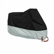 Motorcycle Cover Waterproof Heavy Duty for Outside Snow Rain Storage M-2XL,2XL