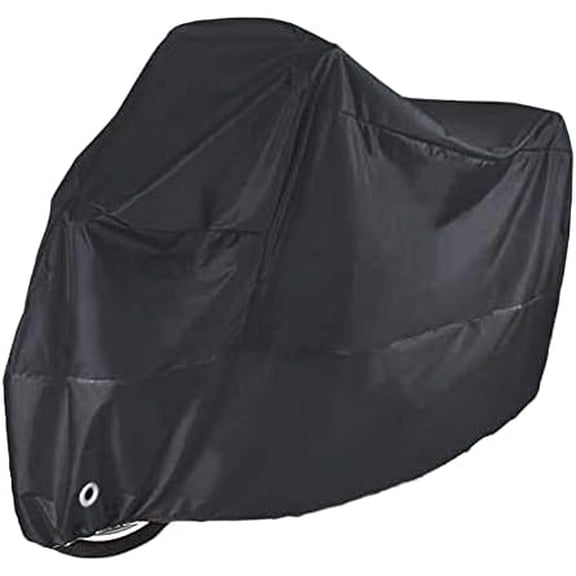 Motorcycle Cover Waterproof Windproof Outdoor Dustproof All Weather Protection,Anti-Theft Silver Lock Holes & Storage Bag, 190T Anti UV$$Vehicle Parts & Accessories
