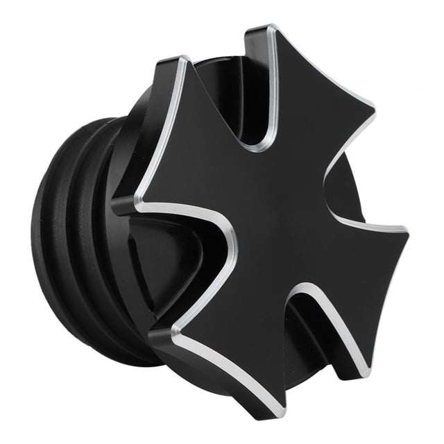 Black Motorcycle Gas Tank Cap For Harley-Davidson XL883, 1200X48, Softail, Dyna Models