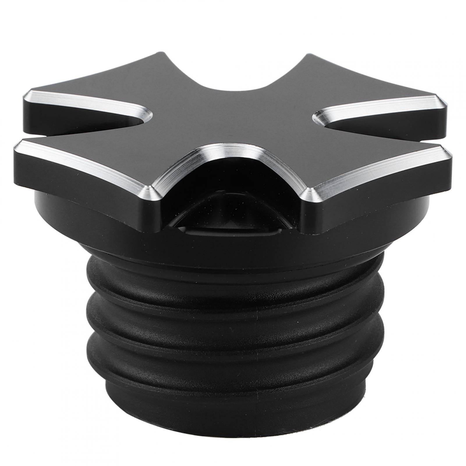 Motorcycle Crossed Fuel Oil Tank Cover CNC Billet Aluminum Cap Replacement