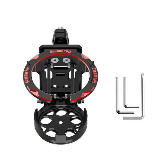 Motorcycle Cup Holder Aluminum Alloy Drink Mount With 360 Rotating Base For Secure Beverage Storage