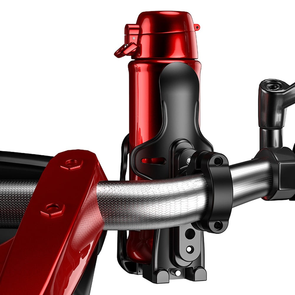 Motorcycle Cup Holder Water Bottle Drink Bracket Fit for Handlebar Mirror Bar