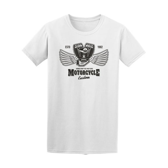 Motorcycle Customs 1982 T-Shirt Men -Image by Shutterstock, Male x-Large