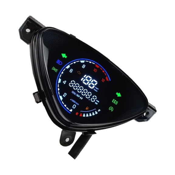 Motorcycle Dashboard Clear Digital Gauge Instrument Cluster 12V Speed Odometer Enhanced Visibility Fit for Mio110 SPORTY