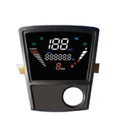 Motorcycle Dashboard Speedometer Tachometer Motorcycle Digital Odometer For Honda C-70, Waterproof Motorcycle Speedometer -black