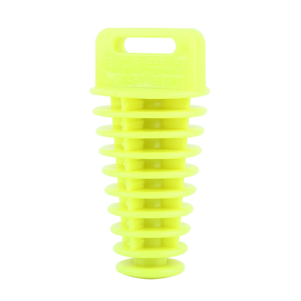 Motorcycle Dirt Bike 2 4 Stroke Muffler Pipe Exhaust Silencer Bung Wash Plug,Lime Yellow