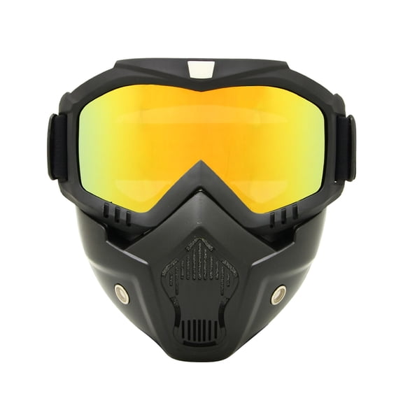 Motorcycle Dirt Bike ATV Goggles Mask Detachable Protect Padding Sunglasses Road Riding UV Motorbike Glasses