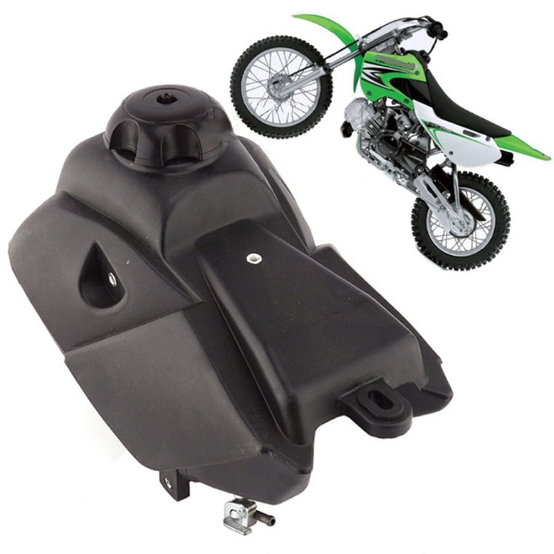 Motorcycle Dirt Bike Fuel Gas Petrol Tank w/ Petcock For 200208