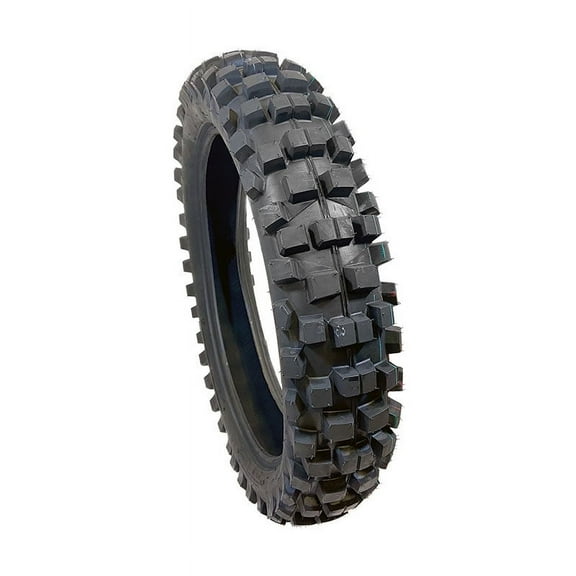 Motorcycle Dirt Bike Tire 110/100-18 Front or Rear Off-Road Knobby Tread (Model P154)