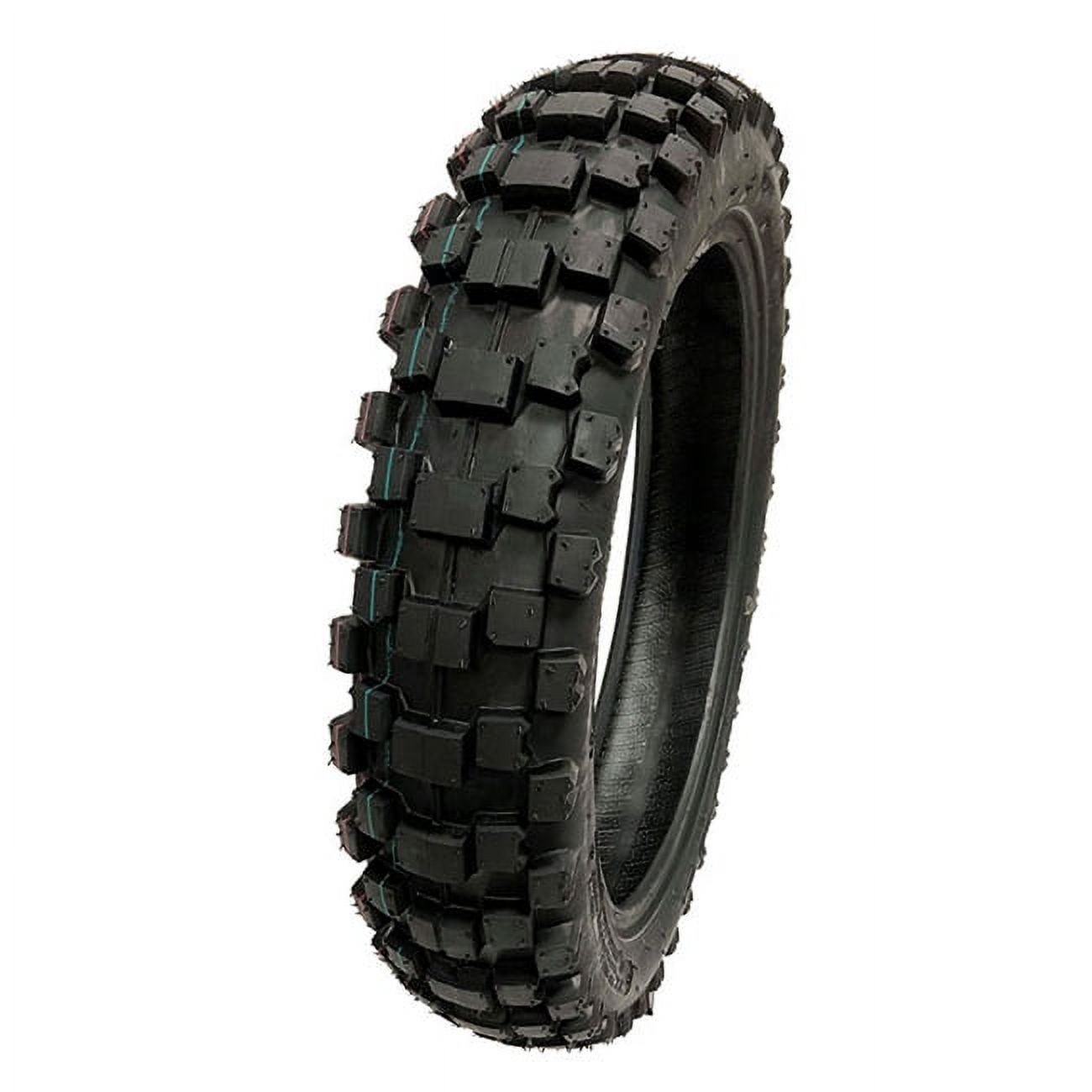 Motorcycle Dirt Bike Tire 120/90-19 Front or Rear Off-Road Knobby Tread (Model P153)