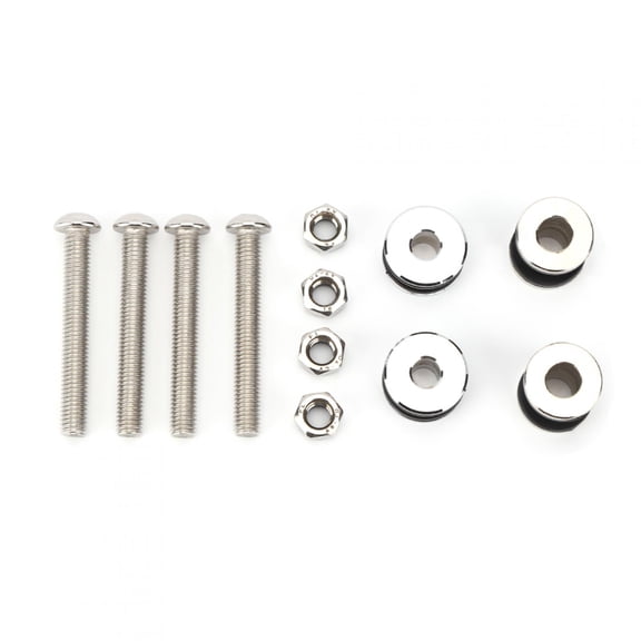Motorcycle Docking Hardware Kit Sissy Bar Rack Mounting Screw Fit Set Replacement 12 Pcs (12 inches / 30.4 cm)