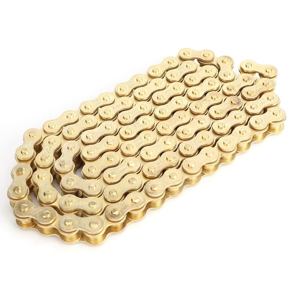 Motorcycle Drive Chain,Motorcycle Chain With 48 Links, Perfect For 50, 110, And 125cc Pit Quad Dirt Bikes Kart