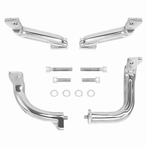Motorcycle Driver Floorboard Footboard Mount Bracket Kit For Harley Touring Road King Road Glide 2017-2023