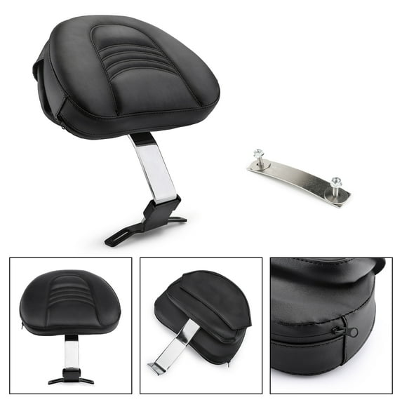 Motorcycle Driver Rider Backrest Kit For Fatboy Heritage Softail Models 2007-17