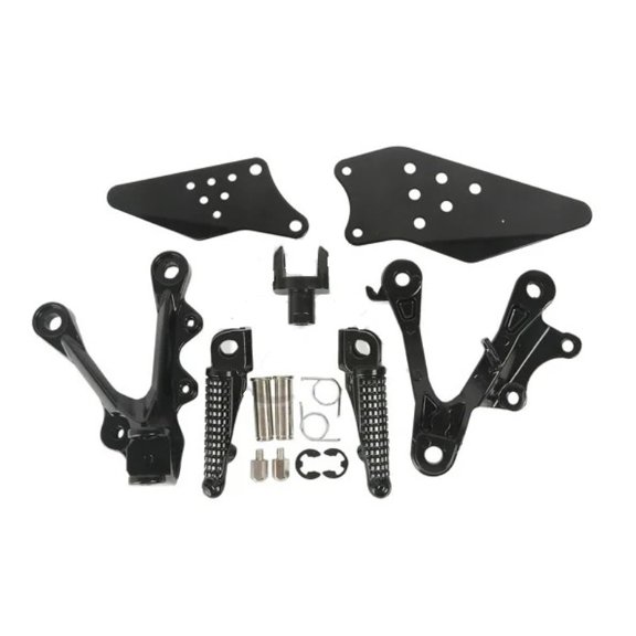 Motorcycle Driver Rider Footpeg Pegs Footrest Bracket For Kawasaki Ninja ZX6R 2009-2024 ZX636 2013-2024