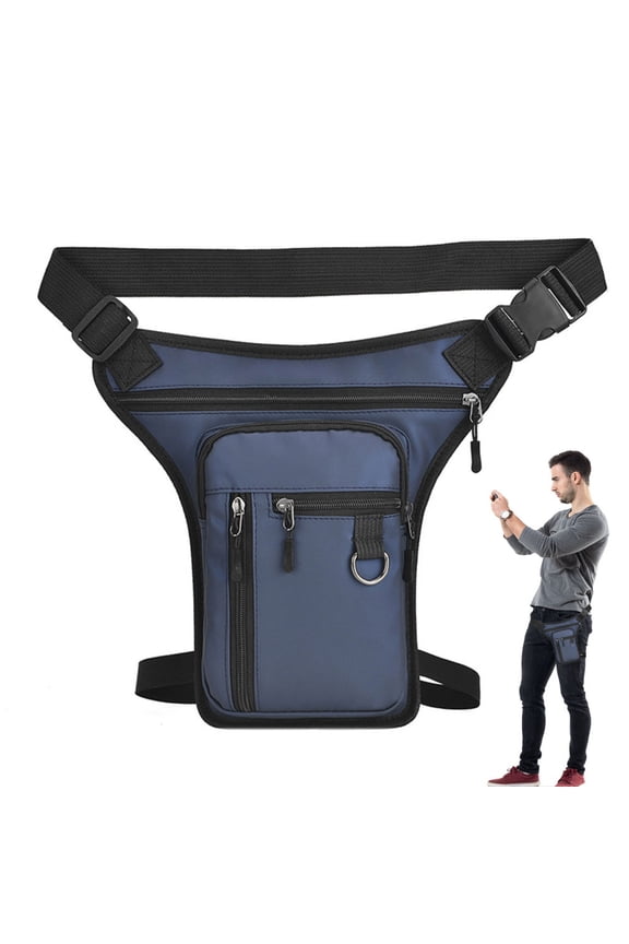 Motorcycle Drop Leg Bag, Lightweight Motorcycle Waist Pack, Cycling Thigh Bag, Moto Drop Leg Side Bag, Leg Fanny Pack with Adjustable Tightness, For Riding Accessories