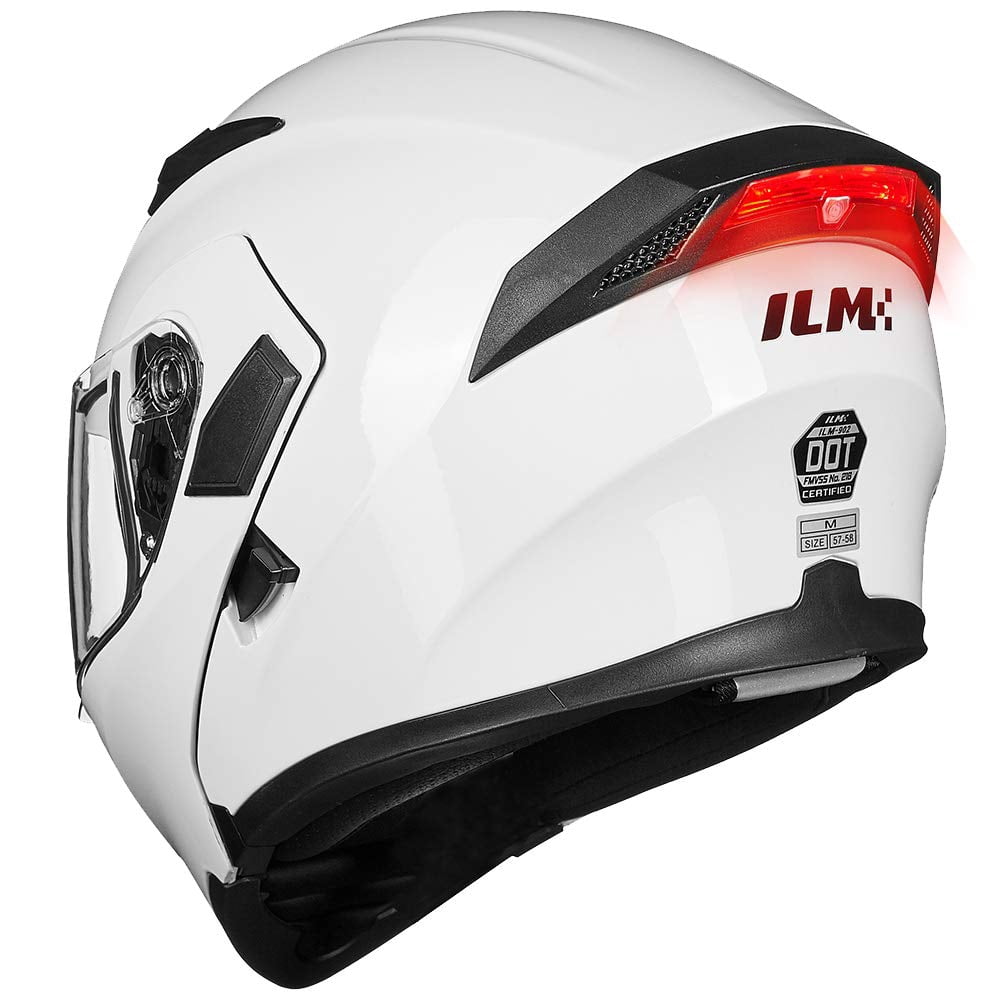 Motorcycle Dual Visor Flip up Modular Full Face Helmet DOT Model 902/902L