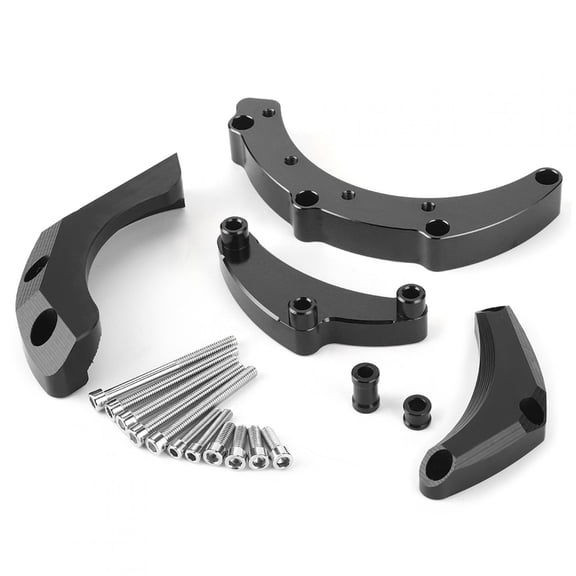 Motorcycle Engine Case Saver Crash Pad Frame Sliders Protector for Yamaha MT-09 FJ-09 XSR900, Black