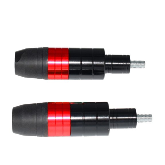 Motorcycle Engine Crash Bars CNC Aluminum Alloy Anti-Falling Protection Rods with 8mm Opening for Fitment Overload Guard Frame Slider(red)