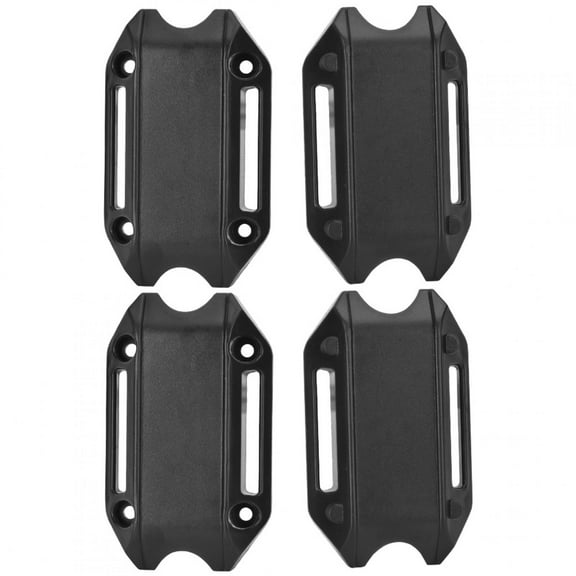 Motorcycle Engine Guard Bumper Protection Decorative Block 25mm Crash Bar (Black)