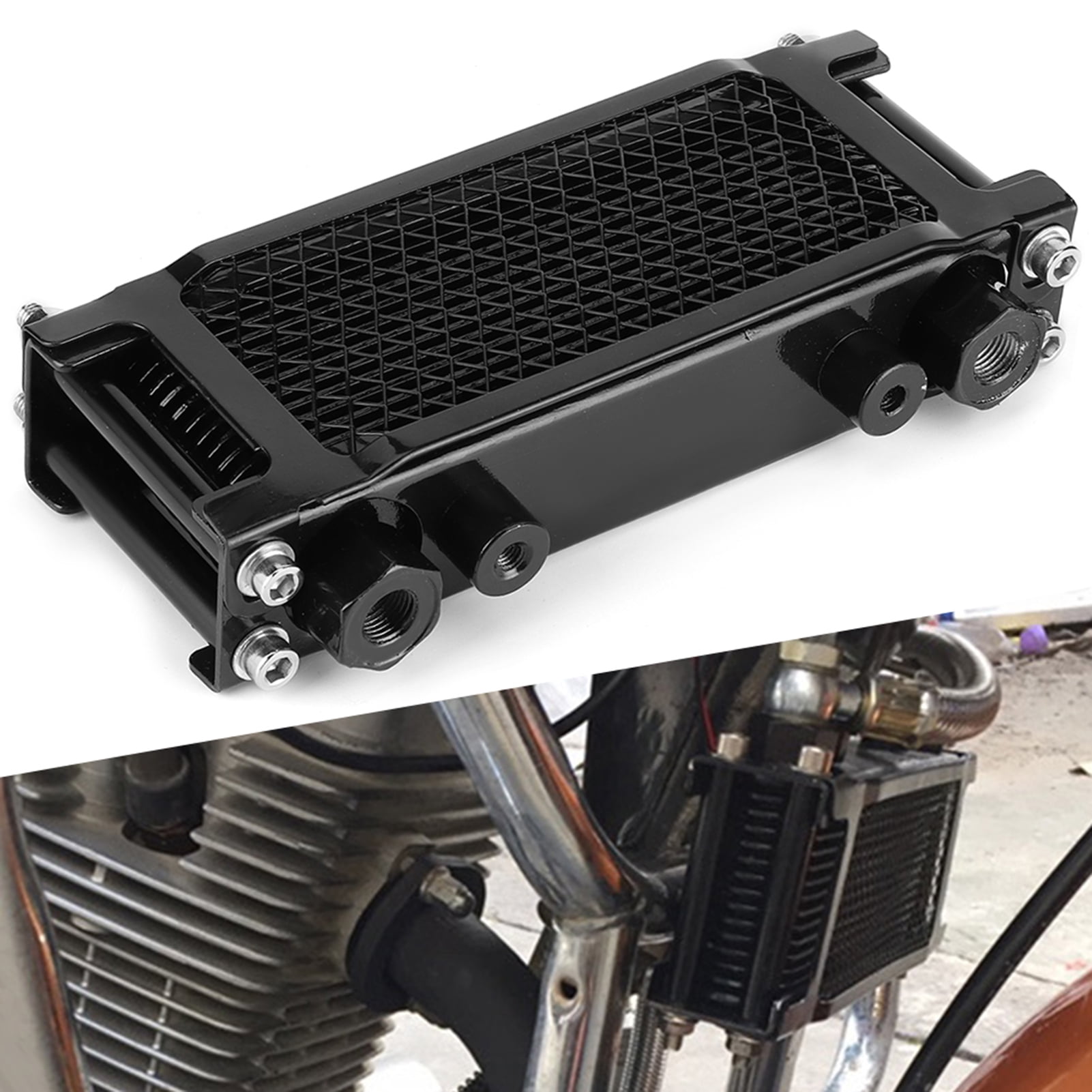 Motorcycle Engine Oil Cooler Oil Cooling System Kit Oil Cooling Oil Cooler For Dirt Bike Engine