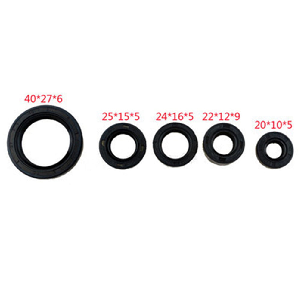 Motorcycle Engine Rubber Oil Seal Set For Suzuki GN125 GS125 Engine Accessories