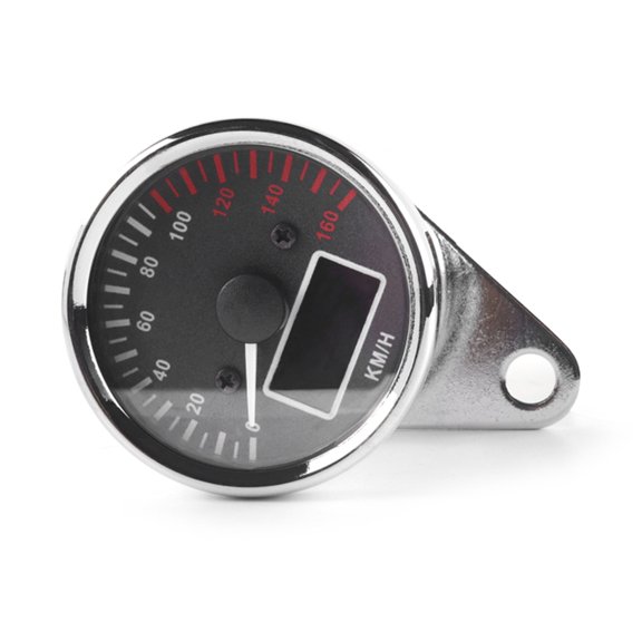 Motorcycle Enthusiasts 12V LCD Dashboard Instrument Cluster Panel Tachometer with Speedometer and Fuels Indicators