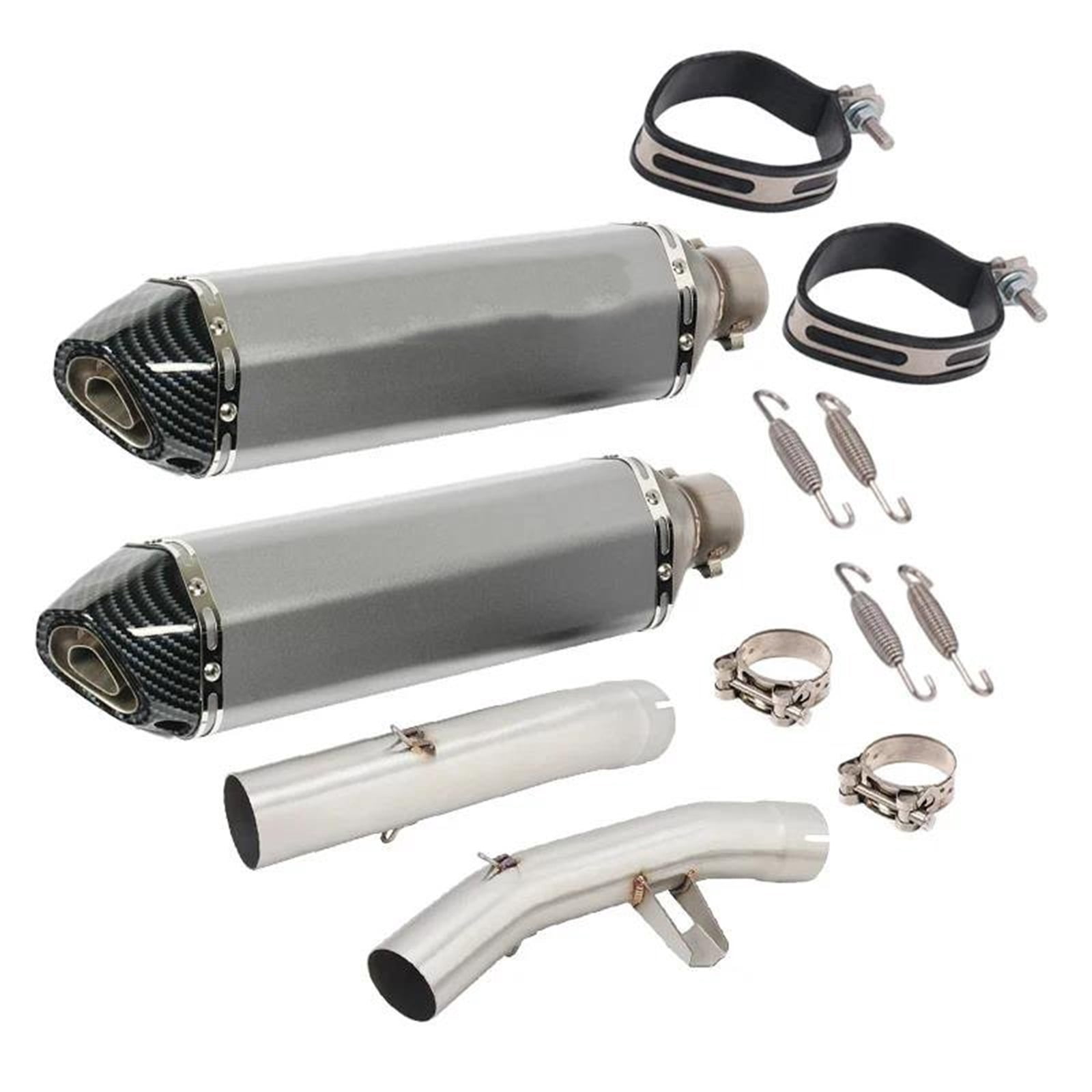 Fjr Part Motorcycle Exhaust Double Link Pipe Full System Exhaust Pipe Muffler ...