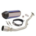 thumbnail image 1 of Motorcycle Exhaust Full System Link Pipe Slip On For Yamaha 125cc BWS125 Modified Moto Muffler Accessories, 1 of 3
