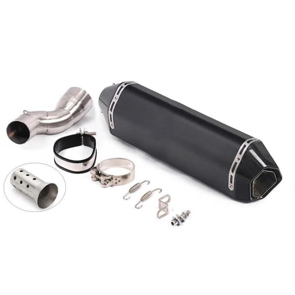 Motorcycle Exhaust Link Connect Pipe Systems Exhaust Pipe 51 Mm Exhaust Muffler Pipe For BMW R1200GS ADV 2013-2019