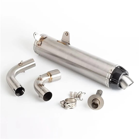 Motorcycle Exhaust Link Connect Pipe Systems Exhaust Pipe Parts For Yamaha For Rhino 660 YXR660F 4WD 2004-2007